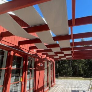 Pergolatak - Våg-Solsegel